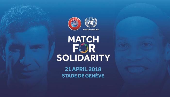 UEFA and UN to stage 'Match for Solidarity' in April UEFA and UN to stage 'Match for Solidarity' in April