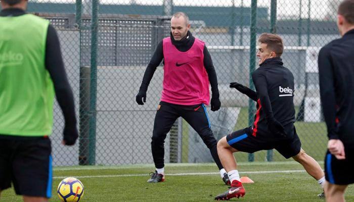 Andres Iniesta savours Barcelona's Stamford Bridge return