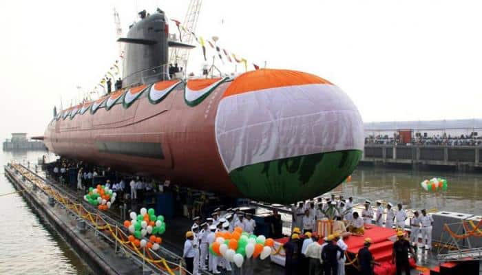 Indian Navy gets its first indigenously-built Scorpene-class submarine INS Kalvari