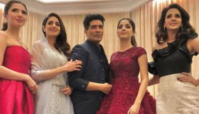 Masala Awards 2017: Manish Malhotra poses with Sridevi, Mahira Khan, Mawra and Saba—pics