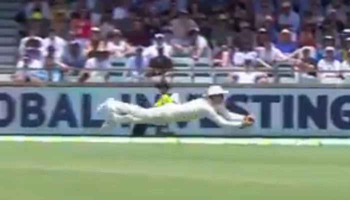 Ashes, 3rd Test: 'Unlucky' Aussie substitute fielder Peter Handscomb takes flying catch to end Dawid Malan's brilliant WACA knock — Watch