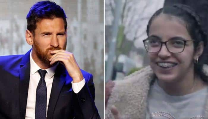 WATCH: Syrian refugee&#039;s dream comes true with Lionel Messi meeting