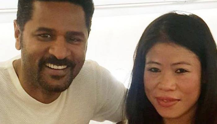 Prabhudeva meets Mary Kom, calls her &#039;Pride of India&#039;