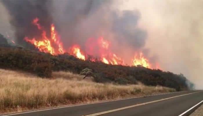 Thousands flee as wildfire &#039;beast&#039; grows to California&#039;s third-largest
