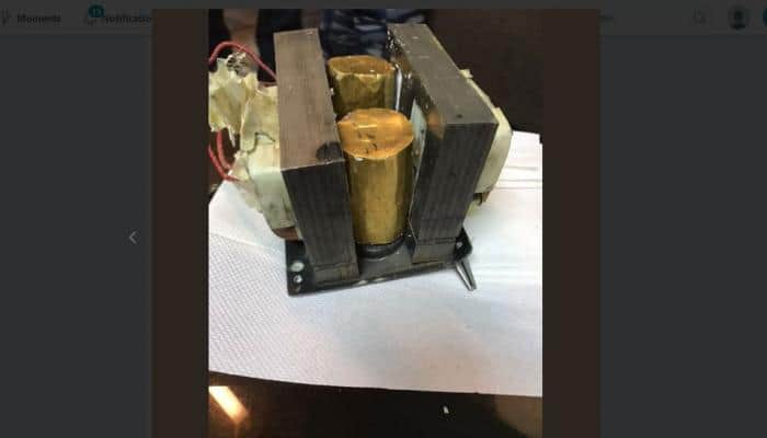 Gold smugglers get creative, hides shipment in microwave transformer