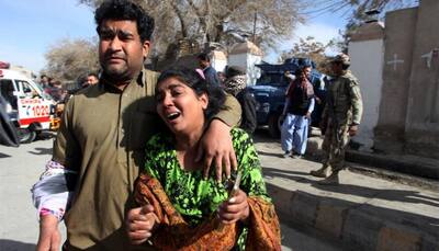 Pakistan church attack: Islamic State claims suicide bombing that killed 5