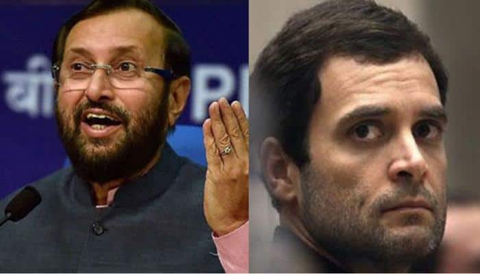 Not &#039;Vikas&#039;, Congress has gone crazy&#039;: Prakash Javadekar mocks Rahul Gandhi