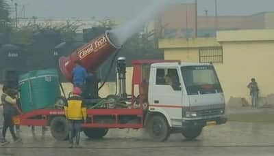 Delhi govt begins test trial of anti-smog gun in Anand Vihar as air quality remains poor 