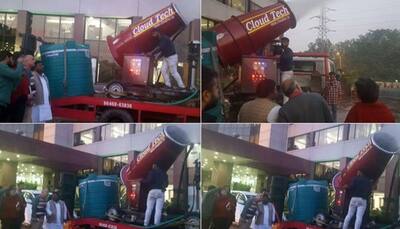  Delhi government tests ‘anti-smog gun’ in Anand Vihar area, fails to shoot down pollution