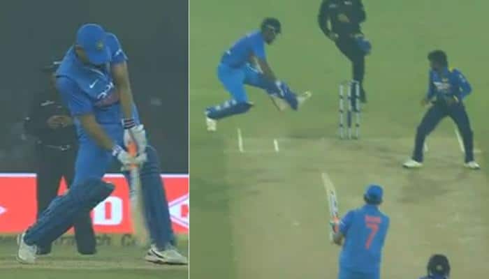 India vs Sri Lanka, 1st T20I: KL Rahul comes in MS Dhoni&#039;s firing line, survives — Watch