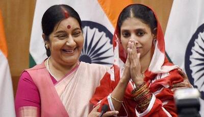 Sushma Swaraj shares notes of Geeta, the girl who returned from Pakistan