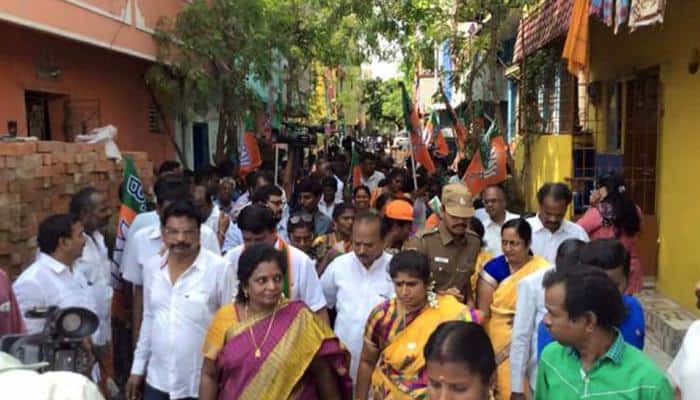 RK Nagar Assembly bypoll: Voting underway; Madhusudhanan, Dhinakaran key contenders