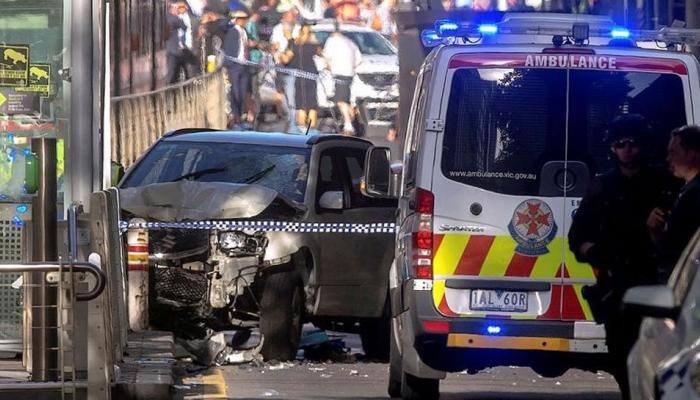 19 hurt as car ploughs into crowd in Melbourne