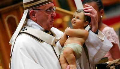 Pope Francis celebrates Christmas Midnight Mass