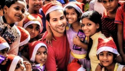Varun Dhawan turns Santa for kids, celebrates Christmas at orphanage—Pics