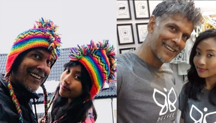 Milind Soman and girlfriend Ankita Konwar run barefoot in Goa—Pic inside