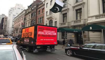 Free Balochistan campaign turns heat on Pak, uses mobile advertising in New York