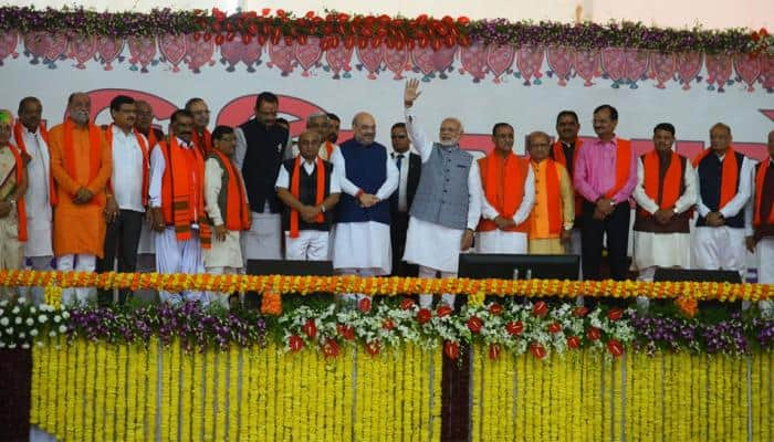 PM Modi once again thanks people of Gujarat for BJP&#039;s win in Assembly polls