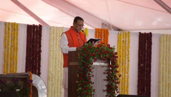 Vijay Rupani takes oath as Gujarat CM, PM Modi attends: In Pics