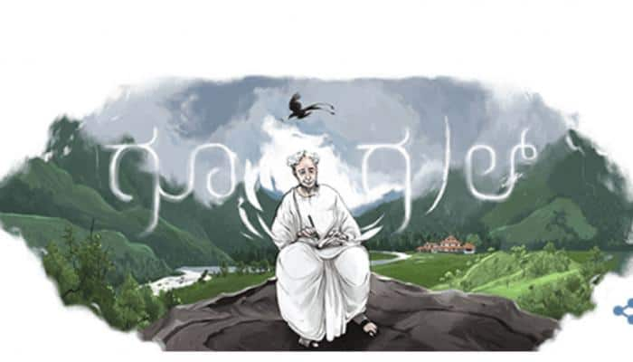 Google Doodle celebrates 113th birthday of Kannada Novelist Kuvempu