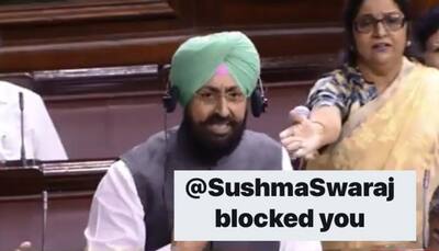 Congress MP claims Sushma Swaraj blocked him on Twitter for asking tough questions