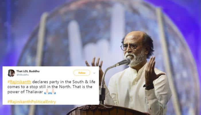 Rajini fever gets political: Gifs and jokes flood Twitter as Rajinikanth announces political entry