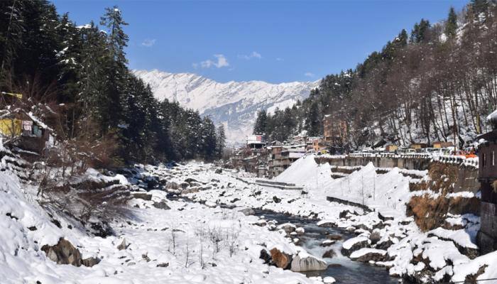 It's sunny, but chilly in Himachal Pradesh
