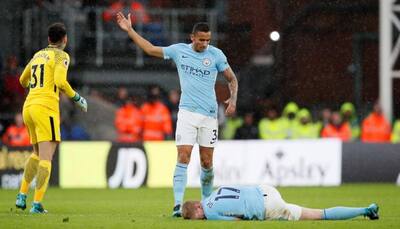 EPL: Manchester City draw to Crystal Palace, Kevin De Bruyne gets injured