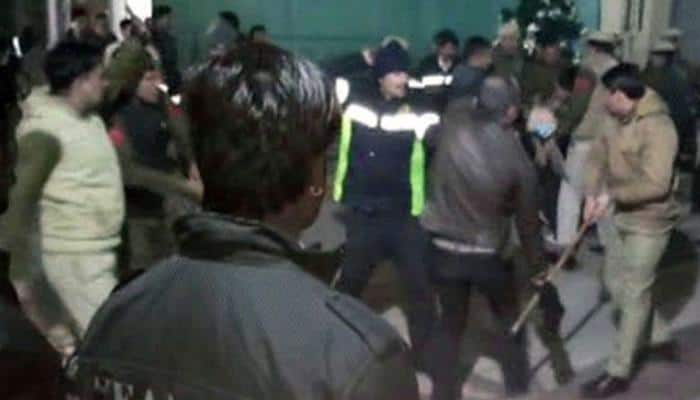 Watch: Haryana Police thrash youngsters outside Sahara Mall for hooliganism
