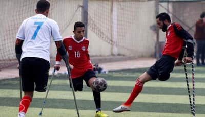 One-legged Egyptian soccer players aim for a league of their own