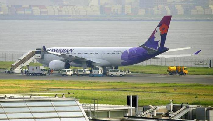 A plane took off in 2018, landed in 2017. And it's a true story