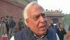 Congress only opposed to criminalisation part of triple talaq bill: Kapil Sibal