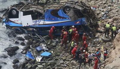 Peru bus crash: 50 bodies including 6 of children recovered