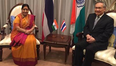 Sushma Swaraj, Thai Foreign Affairs minister discuss bilateral issues