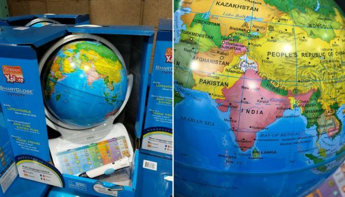 These &#039;made in China&#039; globes do not include Kashmir, Arunachal Pradesh as part of India, Twitter complains