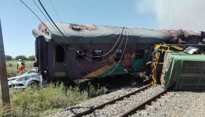 18 dead, 254 injured as South Africa train slams into truck
