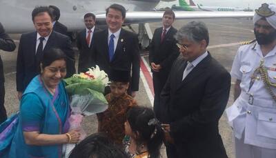 Sushma Swaraj discusses ways to strengthen ties with Indonesian leaders