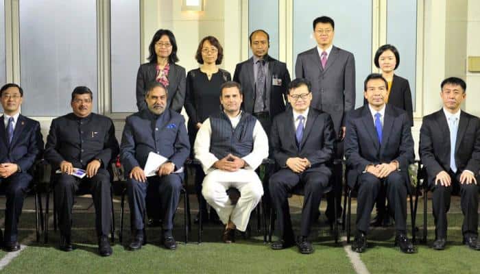 Rahul Gandhi meets delegation of Communist Party of China