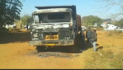 Naxals torch 6 vehicles, blow up 2 weigh-bridge units in Chhattisgarh
