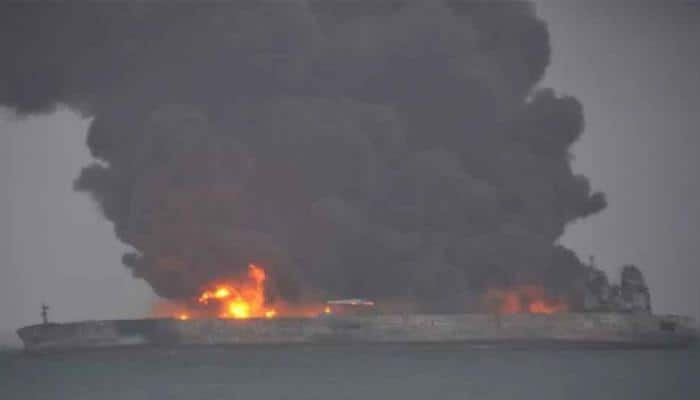 Iranian oil tanker collides with vessel off China coast, 32 crew members missing 