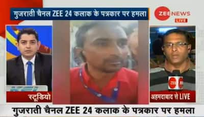 Zee journalists attacked by anti-social elements while reporting on Triple Talaq