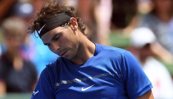 Rafael Nadal loses at Kooyong Classic but injured knee 'fine'