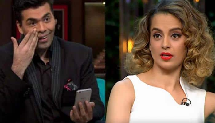 Kangana Ranaut takes a dig at Karan Johar once again 