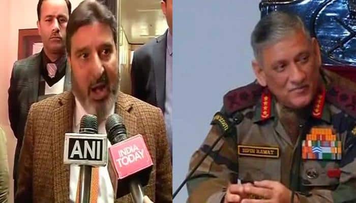 J&amp;K minister hits back at Army Chief, says don't meddle in state's education system 