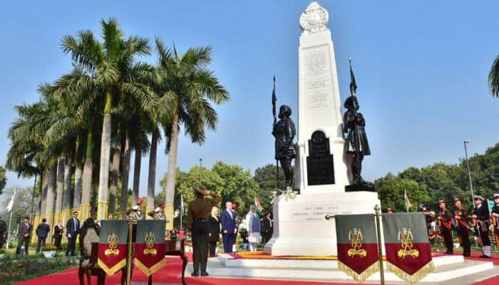 Delhi&#039;s Teen Murti Chowk renamed after Israeli city Haifa; PM Modi, Benjamin Netanyahu attend ceremony 