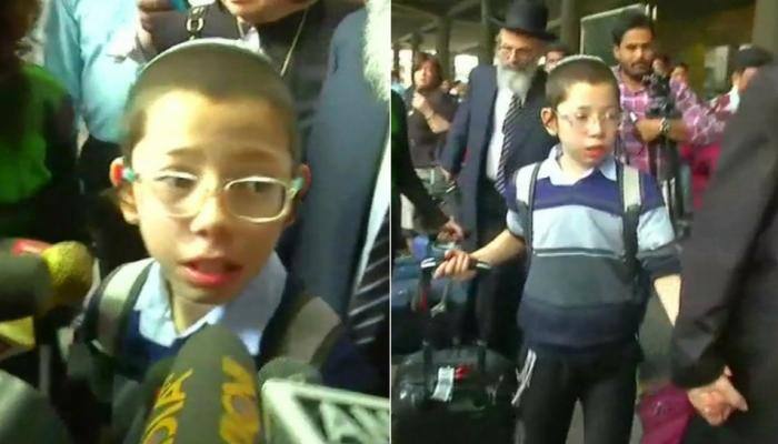 'Baby' Moshe arrives in Mumbai 9 years after parents' death in 26/11 attacks