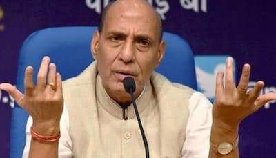 Discussing country's issues abroad is immaturity: Rajnath Singh