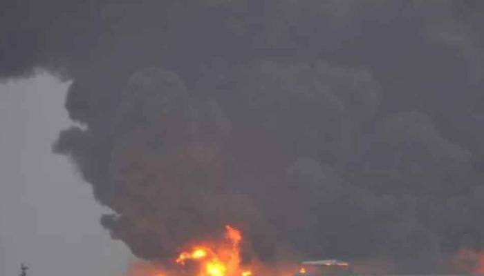 9 oil tankers set afire on Assam-Arunachal border, Khaplang militants' role suspected
