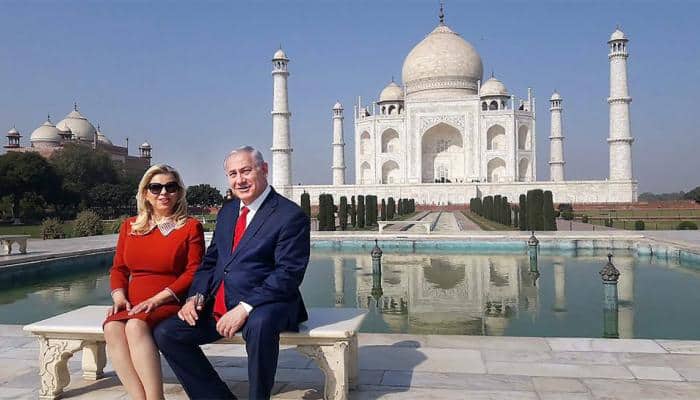 Israeli PM Benjamin Netanyahu calls Taj Mahal &#039;a place of serenity, love and infinite beauty&#039;