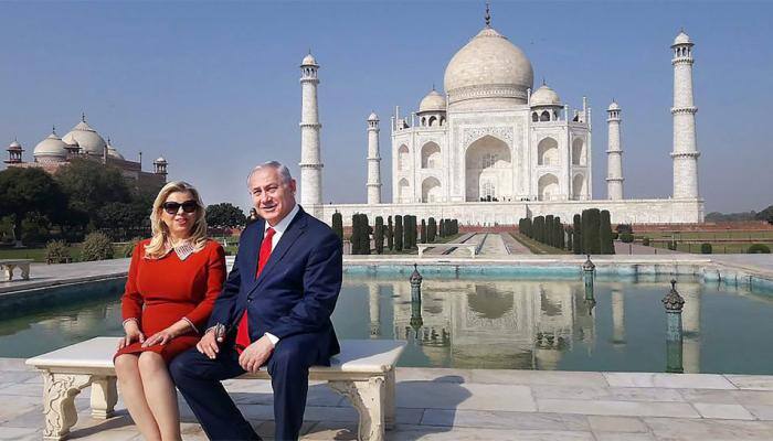 Israeli PM Benjamin Netanyahu calls Taj Mahal 'a place of serenity, love and infinite beauty'